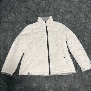 Free Country Women's Light Gray Puffer Jacket